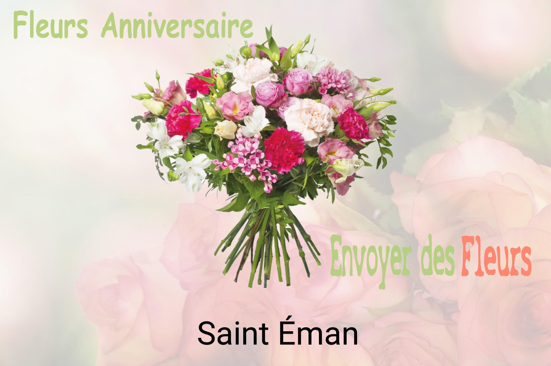 Bouquet de fleurs d’anniversaire livré à Saint-Éman